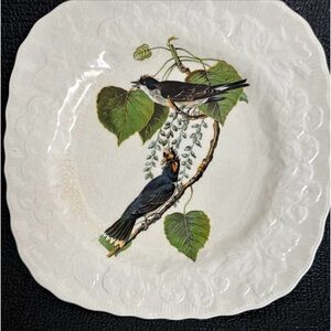Collectible Alfred Meakin numbered Bird plate #79 Kingbird